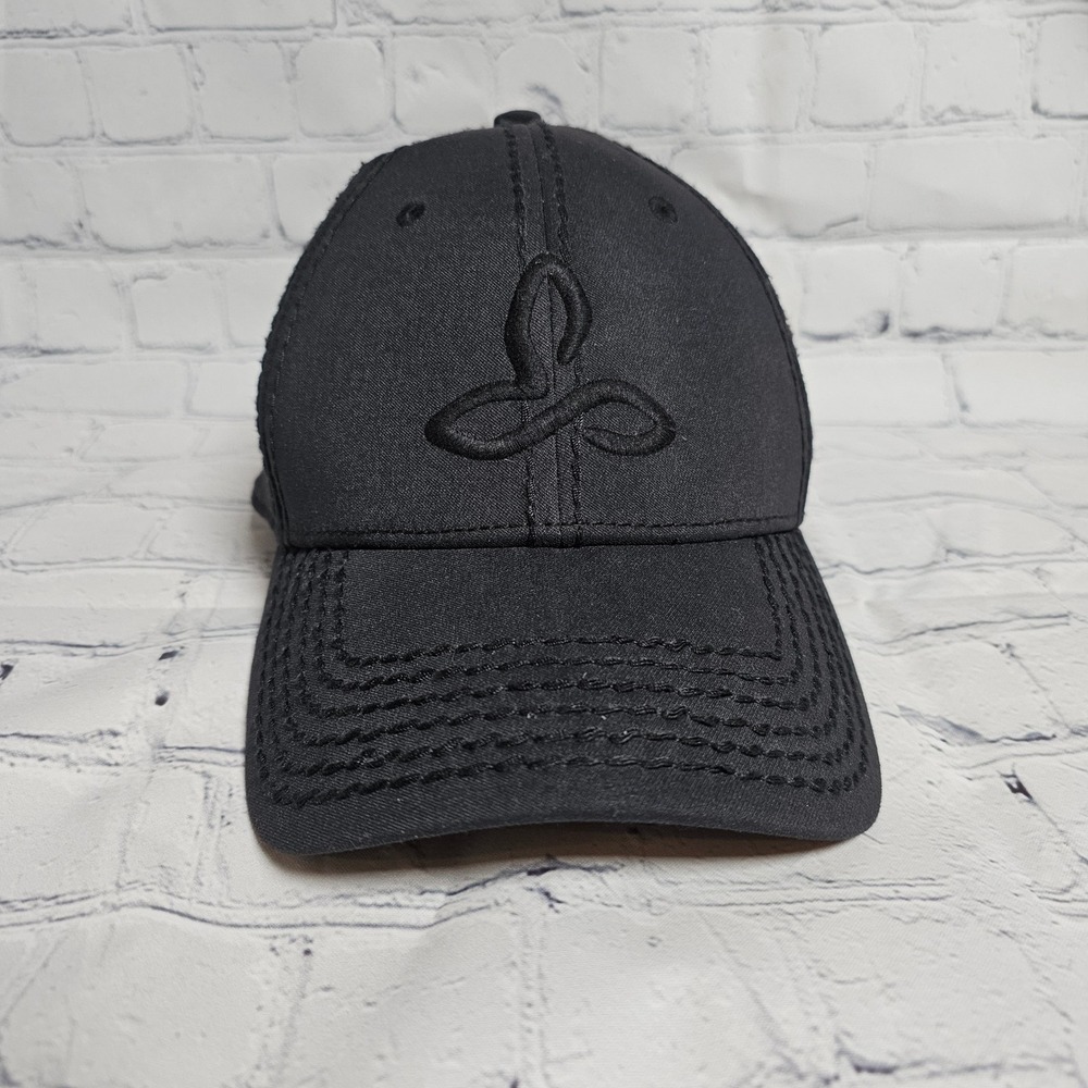 PrAna Zion Ball Cap Black Adjustable Snapback Hat